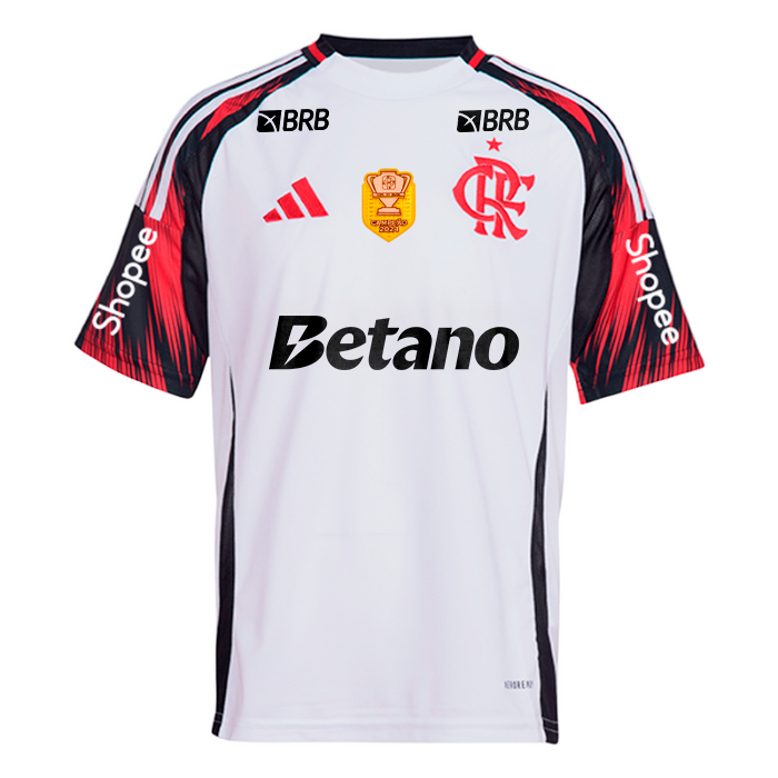 Camisa do Flamengo 2026 Branca COMPLETA