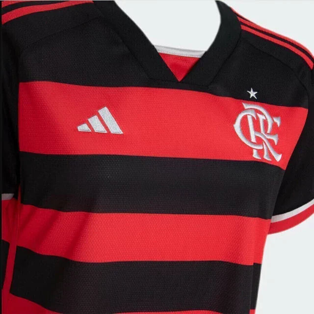 Camisa do Flamengo Feminina 24/25 Rubro Negra