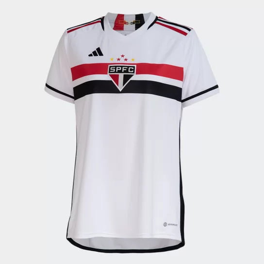 Camisa Feminina São Paulo I 23/24 Branco