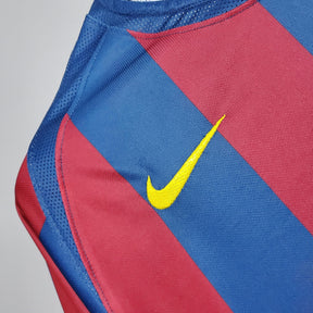 Camisa Retrô FC Barcelona 2005/06 Home Champions League Edition