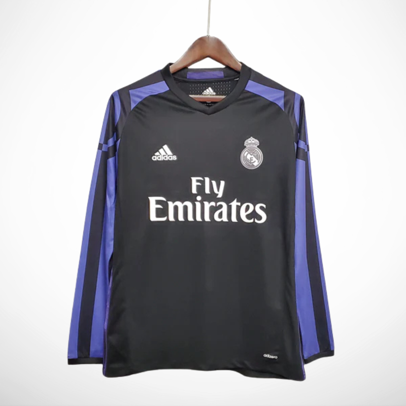 Camisa Real Madrid III 15/16 - Versão Retrô Manga Longa