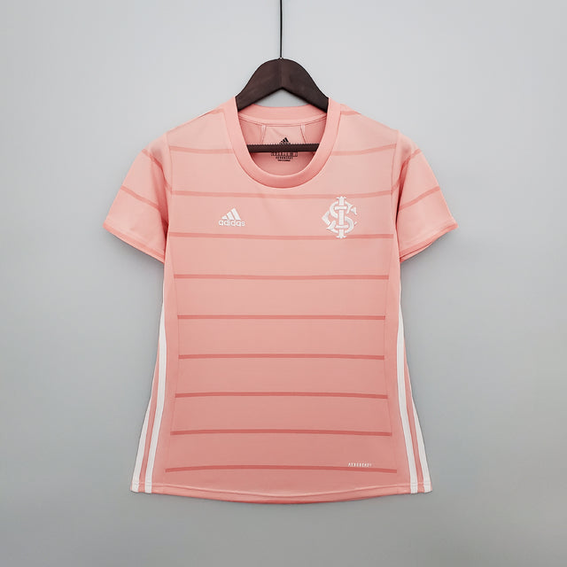 Camisa Feminina Internacional Outubro Rosa 21/22 - Rosa