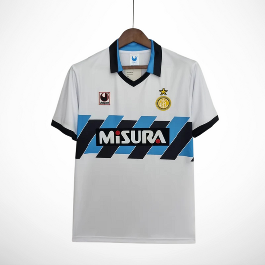 Camisa Inter de Milão Reserva 90/91 - Versão Retrô