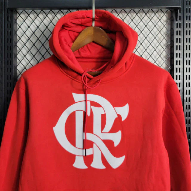Camisa do Flamengo Com Capuz Vermelha