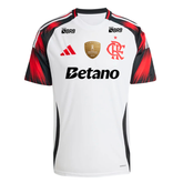 Camisa do Flamengo 2026 Branca + Patch campeão da Libertadores