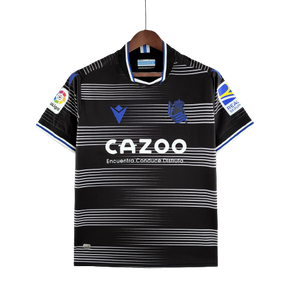 Camisa Real Sociedad II 22/23 Macron - Preta