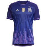 Camisa Seleção da Argentina II [Com Patch Copa do Mundo] 2022 Adidas - Roxo