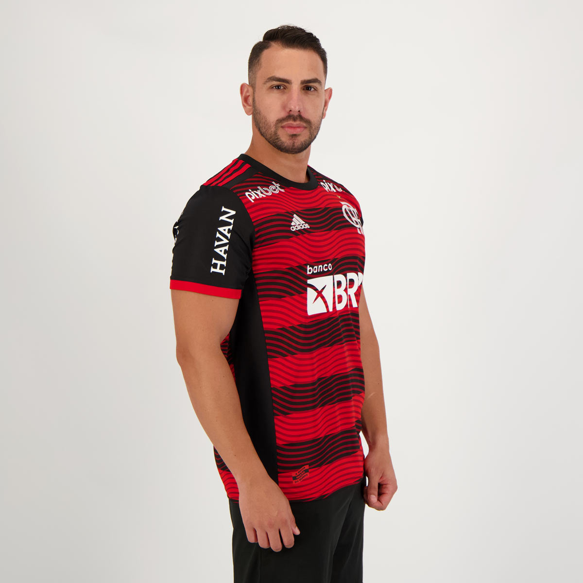Camisa Flamengo I [Com Patrocínio] 22/23  Rubro Negro