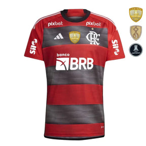 Camisa Flamengo I [Com Patrocínio] 23/24  Rubro Negro
