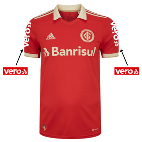 Camisa Internacional I [Com Patrocínio] 22/23  - Vermelho