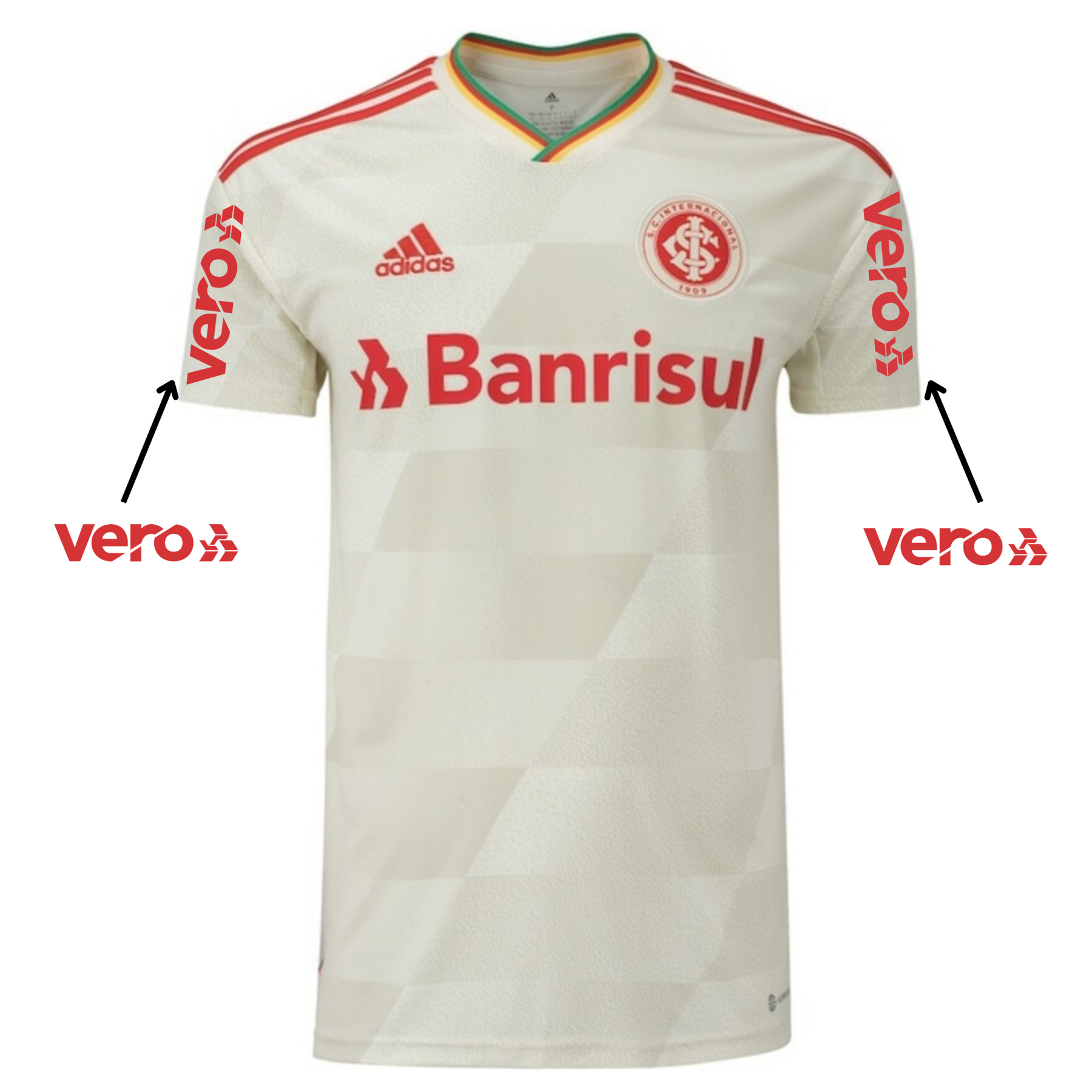 Camisa Internacional II [Com Patrocínio] 22/23 - Bege