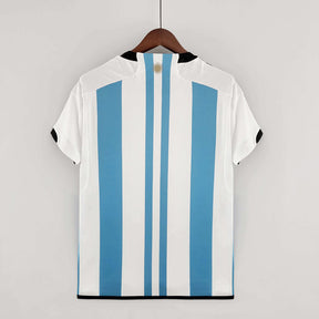 Camisa Seleção da Argentina I [Patch Copa do Mundo] 2022 Adidas - Azul e Branca