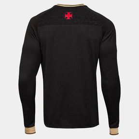 Camisa Manga Longa Vasco 22/23  - Preto e Dourado