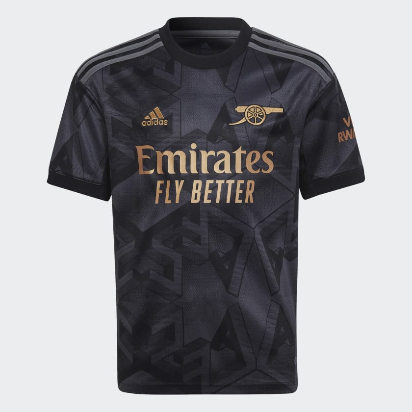 Camisa Arsenal II 22/23 Adidas - Preto