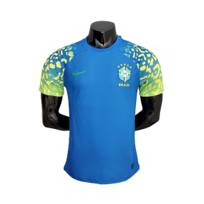 Camisa Brasil Futsal II 2021 - Azul - Nike - Masculino Jogador