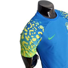 Camisa Brasil Futsal II 2021 - Azul - Nike - Masculino Jogador