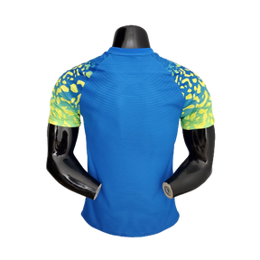Camisa Brasil Futsal II 2021 - Azul - Nike - Masculino Jogador