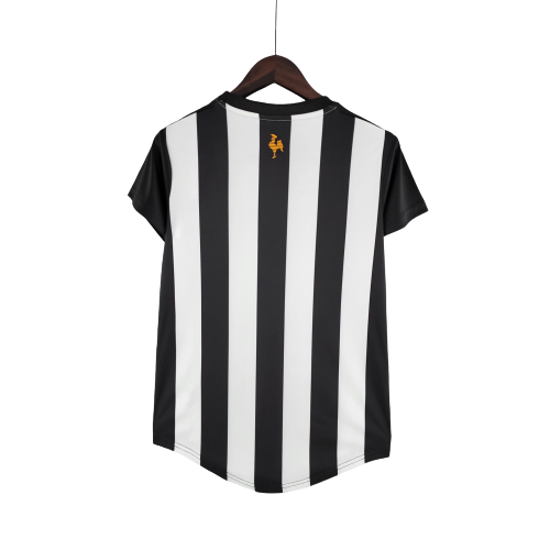 Camisa Feminina Atlético Mineiro I 22/23  - Preto e Branco