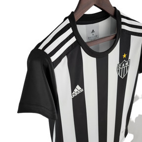 Camisa Feminina Atlético Mineiro I 22/23  - Preto e Branco