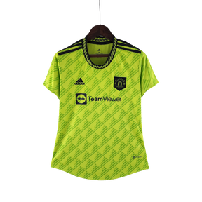 Camisa Feminina Manchester United III 22/23 Adidas - Verde