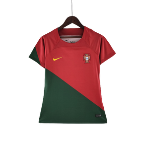 Camisa Feminina Portugal 22/23 Nike - Vinho e Verde