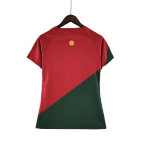 Camisa Feminina Portugal 22/23 Nike - Vinho e Verde
