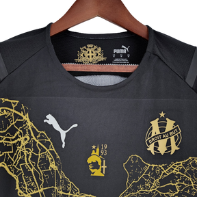 Camisa Olympique Lyon Comemorativa 22/23 Adidas - Preto