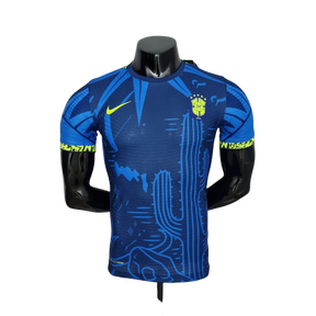 Camisa Seleção Brasil  2022 Nike - Azul - Conceito Nordeste