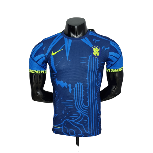 Camisa Seleção Brasil  2022 Nike - Azul - Conceito Nordeste