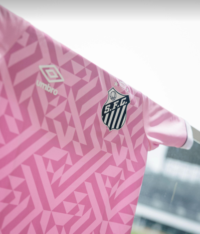 Camisa Santos 2026/27 Torcedor III Outubro Rosa