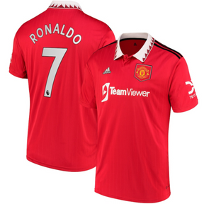 Camisa Manchester United I 22/23 Adidas [Ronaldo #7] - Vermelho