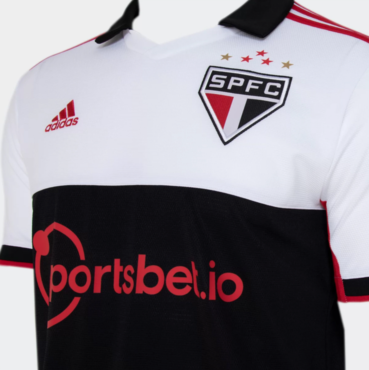 Camisa São Paulo III 22/23  Branco e Preto