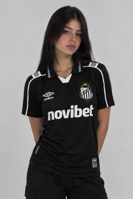 Camisa Santos 2026/27 Torcedor III Feminina com Patrocínio