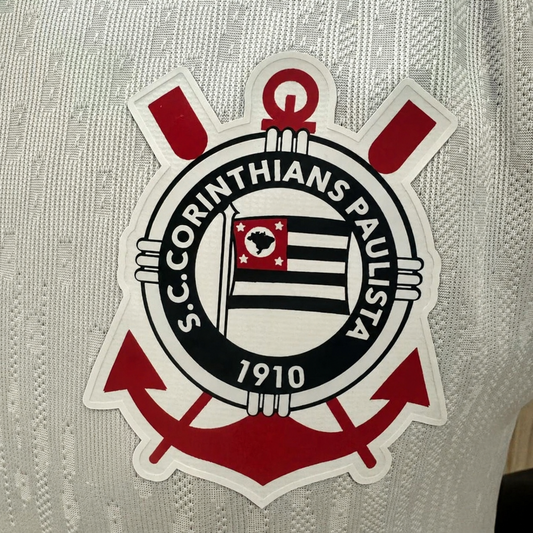 Camisa Corinthians 2025/26 I Jogador Com Patrocínios