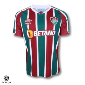 Camisa Fluminense I 22/23 - Vinho e Verde