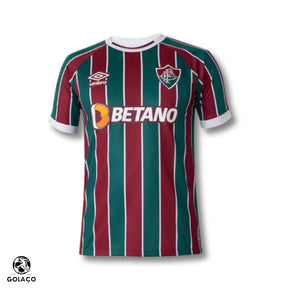 Camisa Fluminense I 23/24 - Vinho e Verde