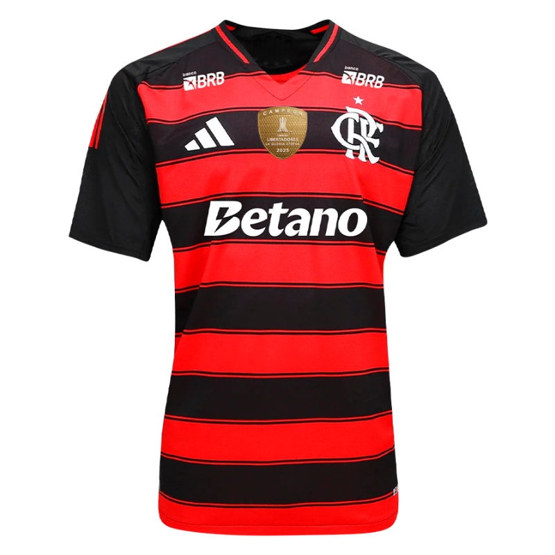 Camisa do Flamengo 2026 + Patch campeão da Libertadores