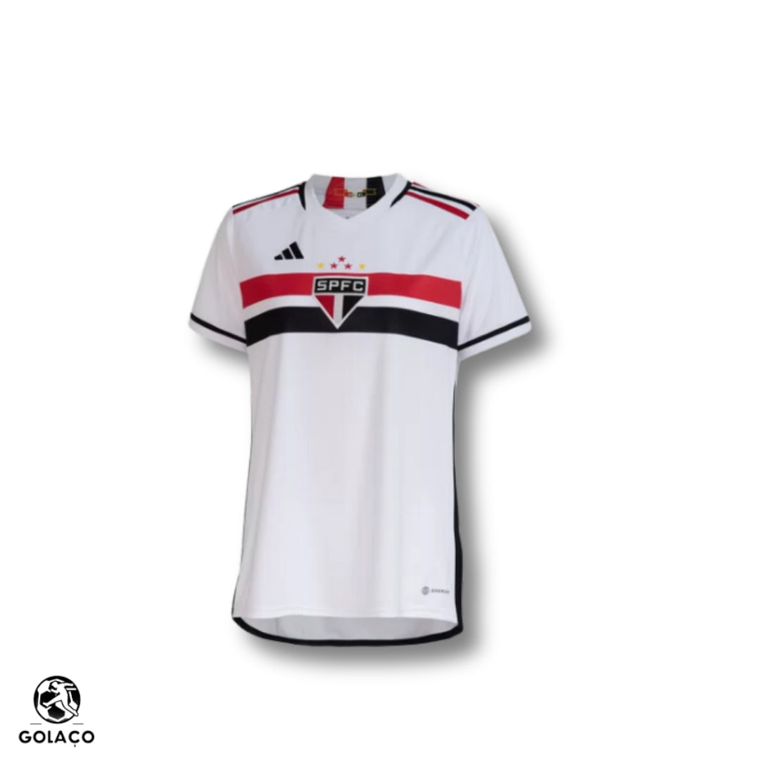 Camisa Feminina São Paulo I 23/24  Branco