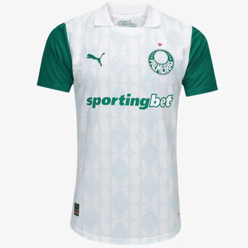 Camisa do Palmeiras Completa Branca 2026 JOGADOR