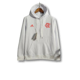 Agasalho do Flamengo com Capuz Unisex Branco