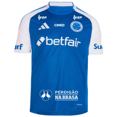 Camisa I Cruzeiro 25/26 com patrocínios COMPLETA