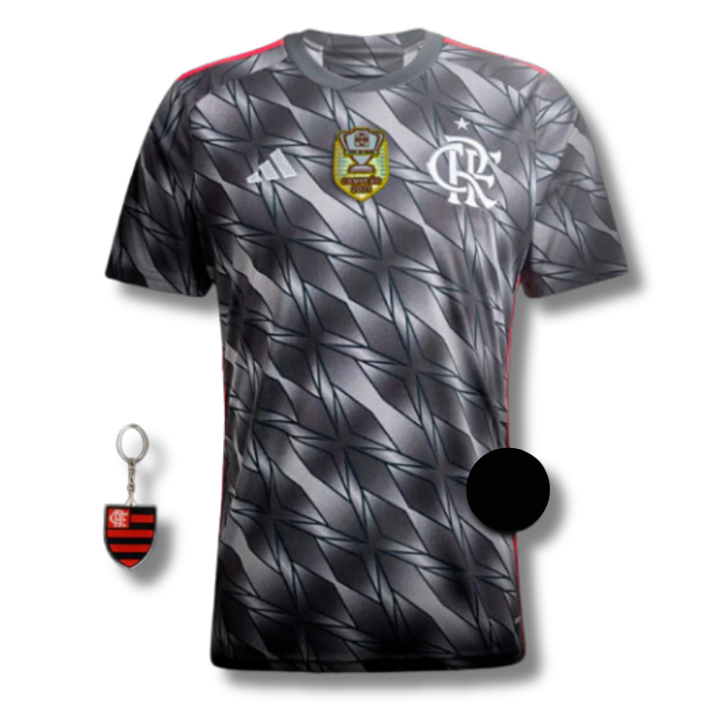 Camisa Flamengo Third 24/25 com Patch campeão copa do Brasil