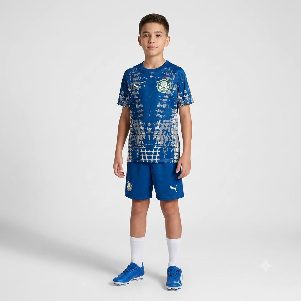 Conjunto Infantil Puma Palmeiras Goleiro 2026/27