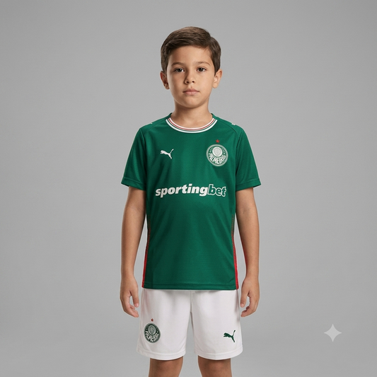Conjunto Infantil Puma Palmeiras 2026/27 I