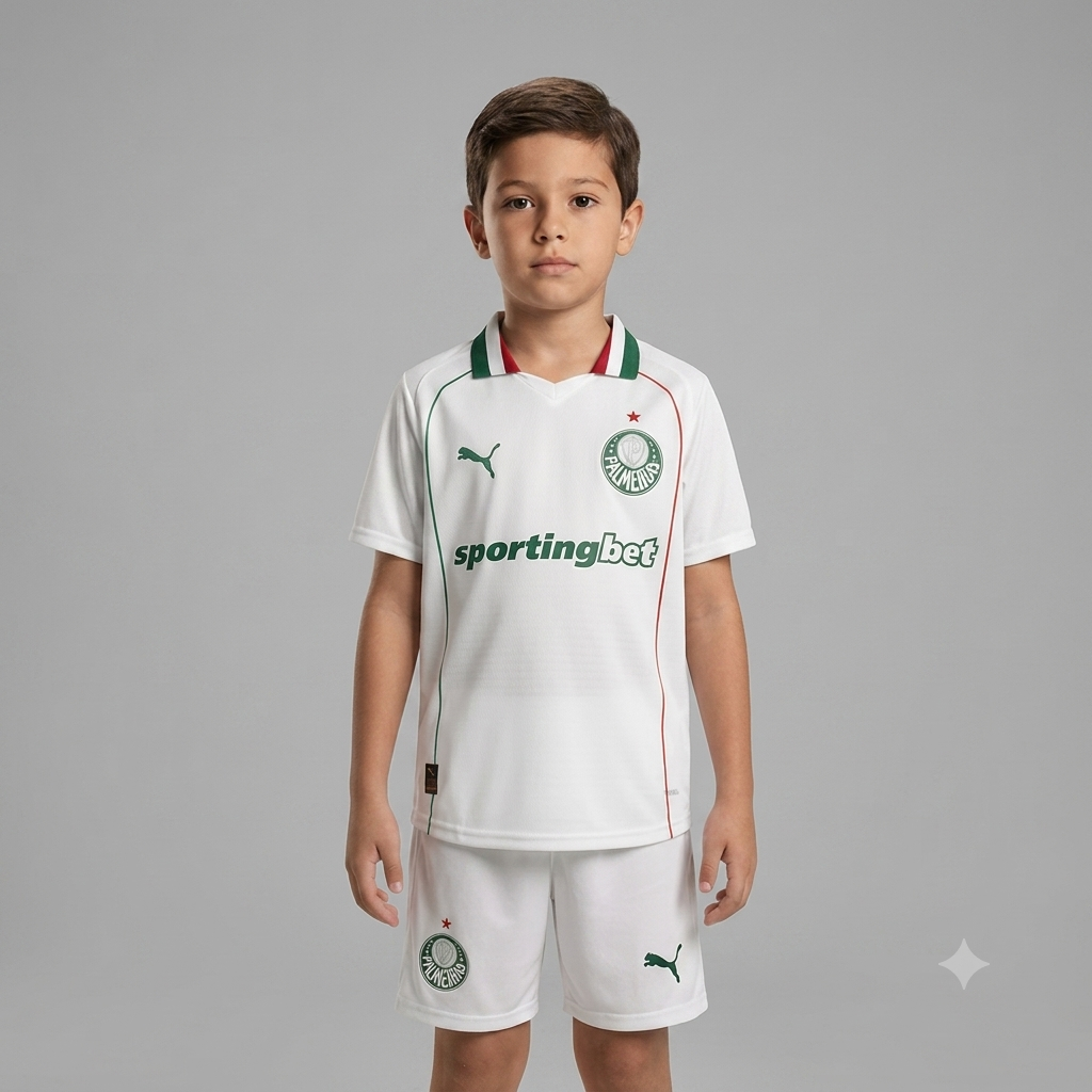 Conjunto Infantil Puma Palmeiras 2026/27 II