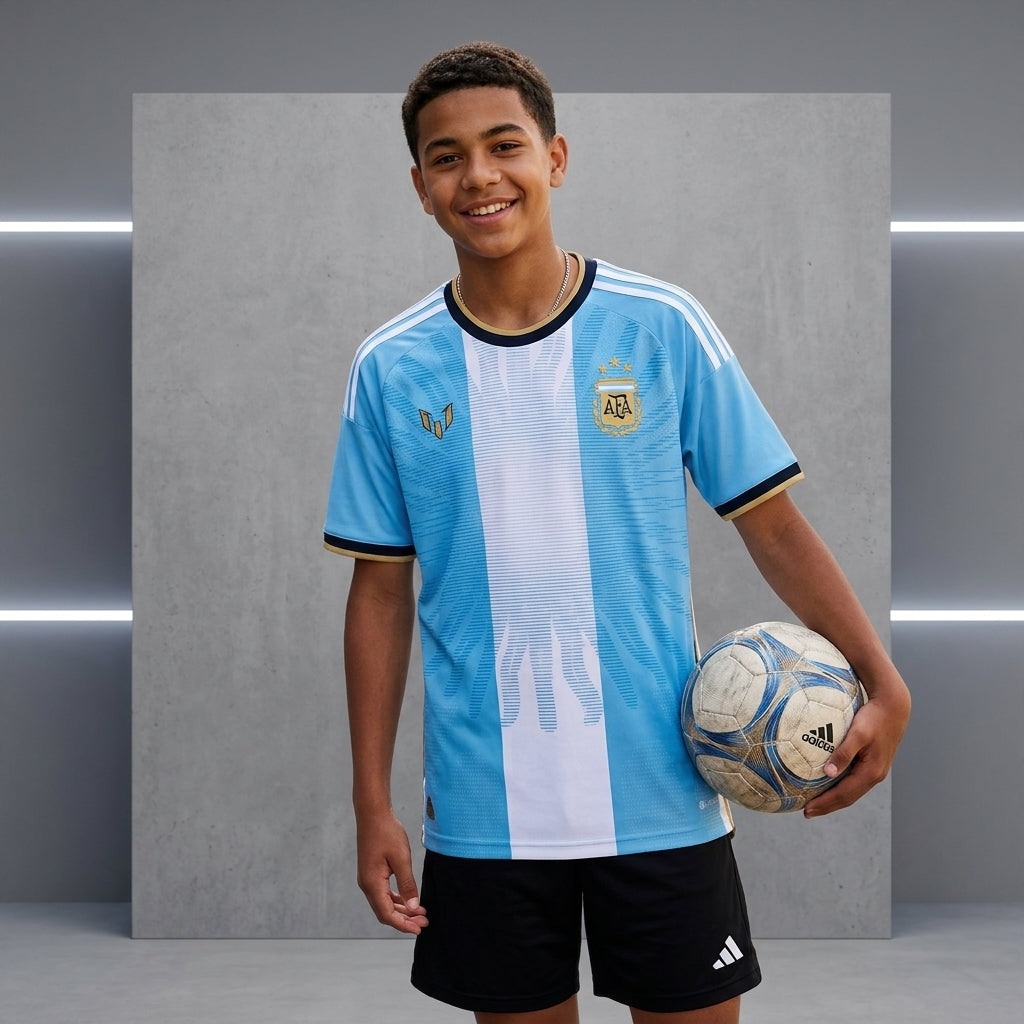 Conjunto Infantil Argentina Edição Messi 2027 - The Last