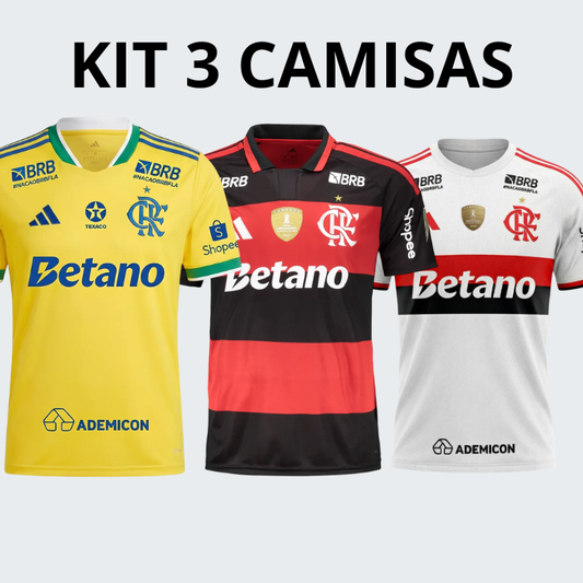 Kit Flamengo 2026 + Patch Grátis