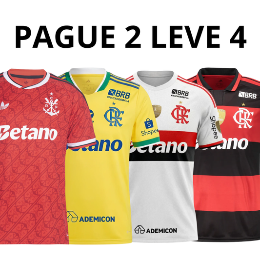 Kit Flamengo 2026 + Patch Grátis
