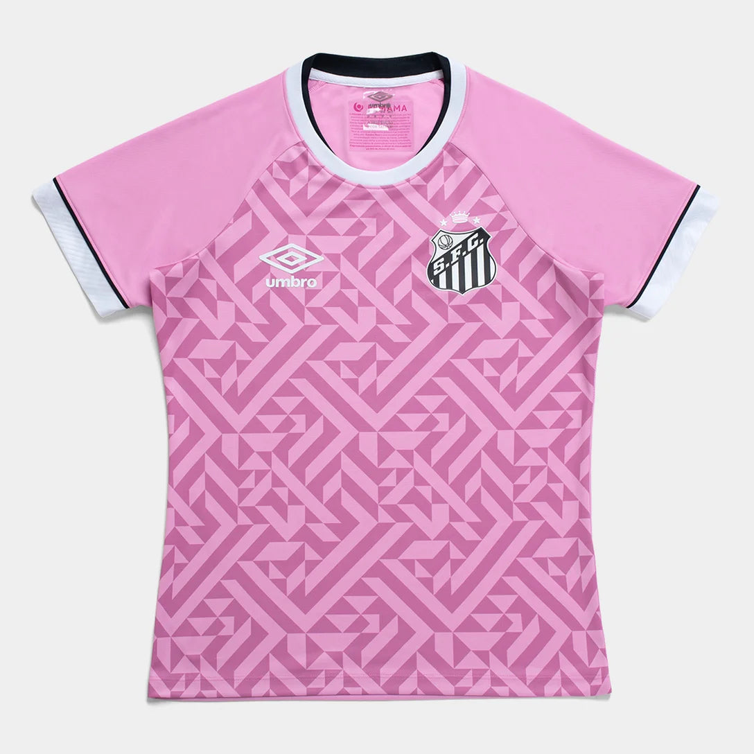 Camisa Santos 2026/27 Torcedor III Outubro Rosa Feminina
