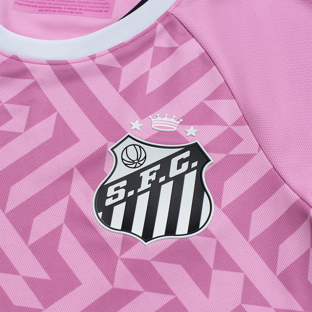 Camisa Santos 2026/27 Torcedor III Outubro Rosa Feminina